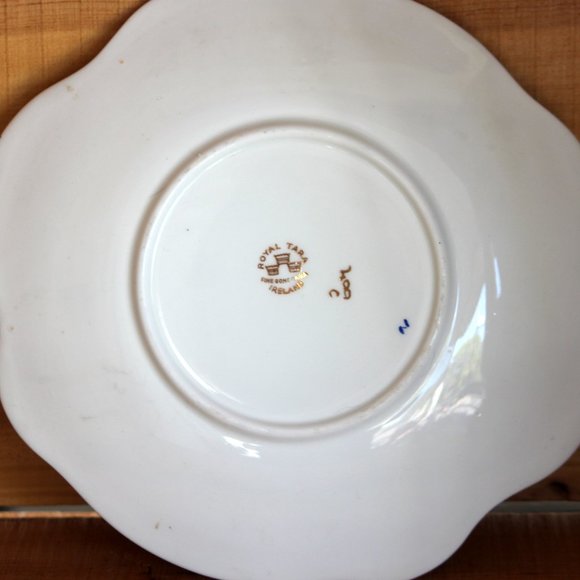 Vintage Royal Tara Ireland Fine Bone China Sugar Creamer Cake Serving Plate - Picture 3 of 13
